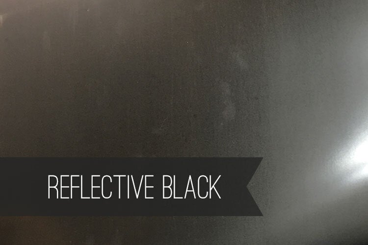 Black Hi-Vis Color Reflective HTV